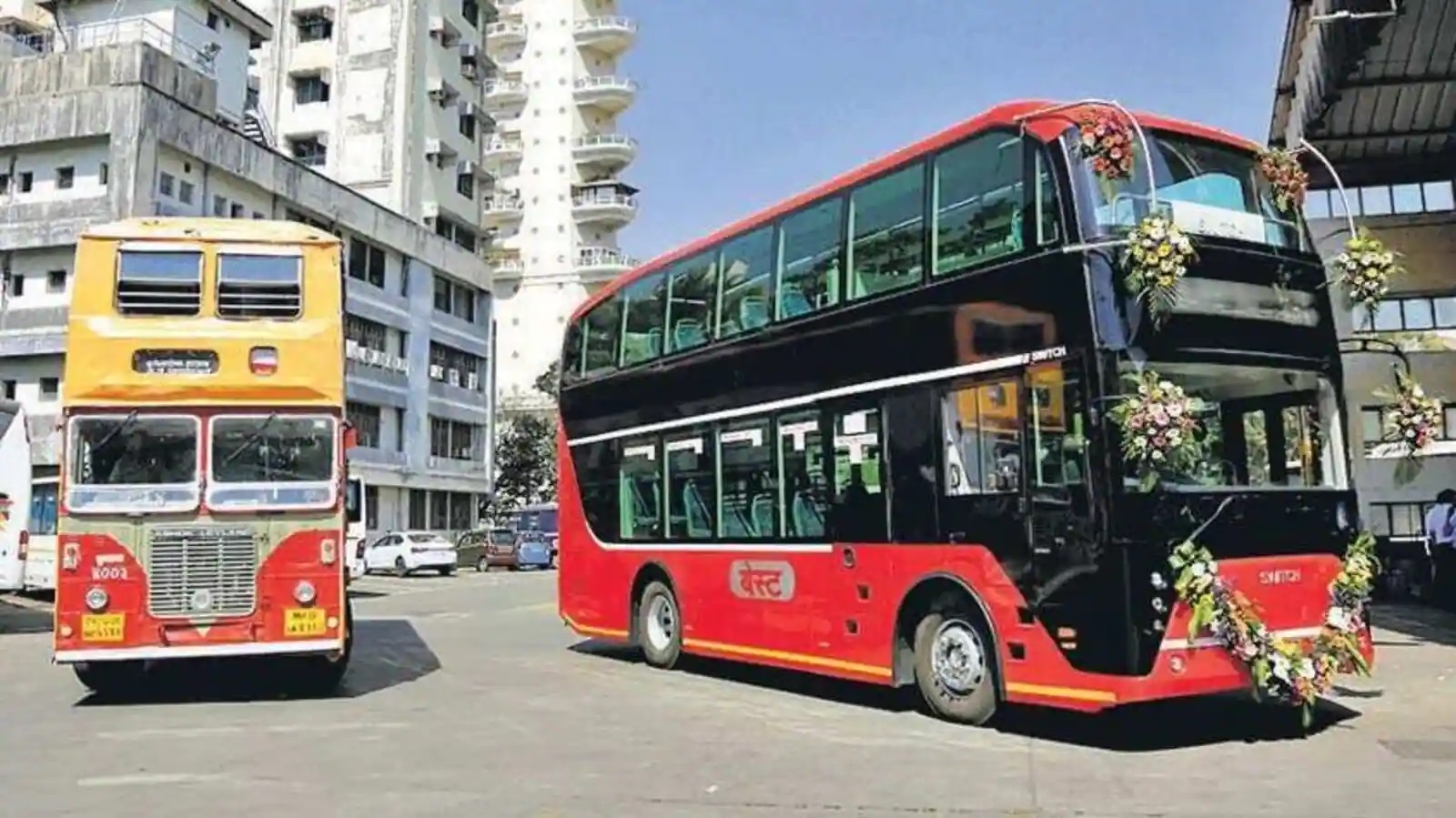 Country’s first electric air-conditioned double decker bus hit the streets of Mumbai