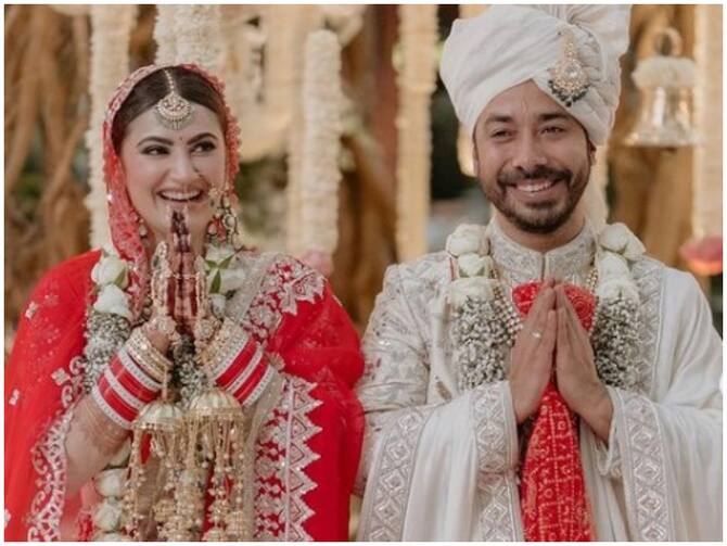 ‘Drishyam-2’ director Abhishek Pathak married with ‘Khuda Hafiz’ actress Shivaleeka Oberoi in Goa, share 1st official wedding pics. See
