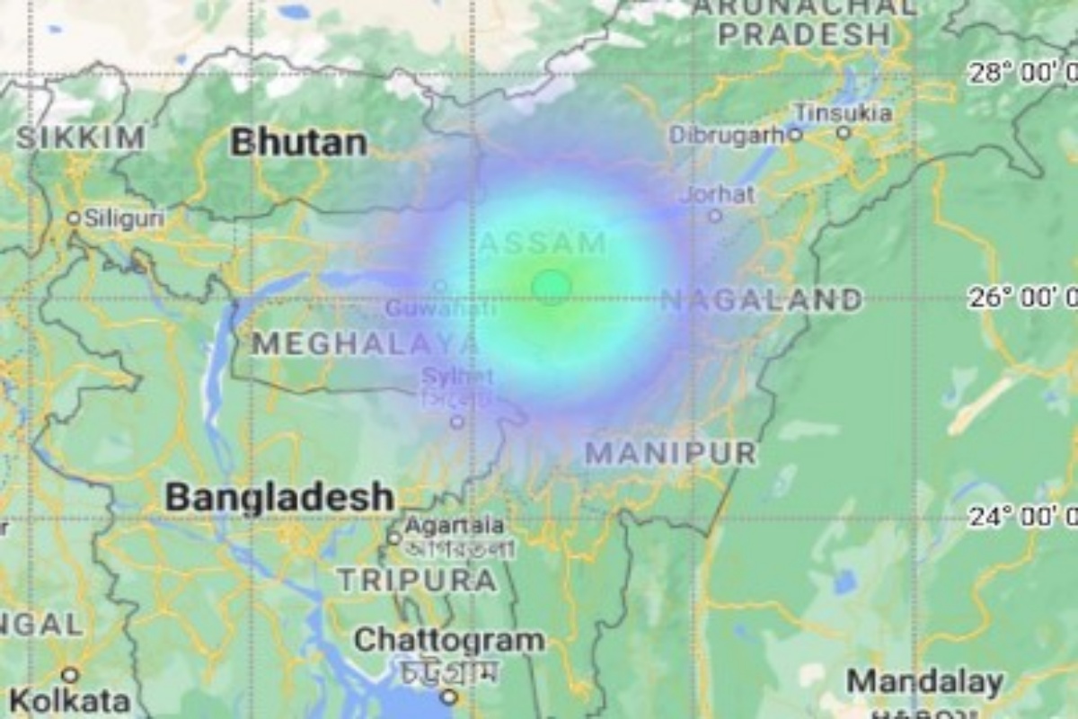 Assam: 4.0 magnitude of Earthquake hits Nagaon