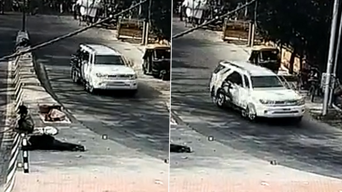 Another Hit-and-drag case: Man dies after being hit and dragged from the Speeding SUV in Lucknow | Watch