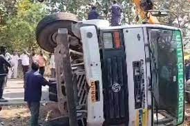 Four killed after MCD truck overturns on Rohtak Road in Delhi Anand Parbat area