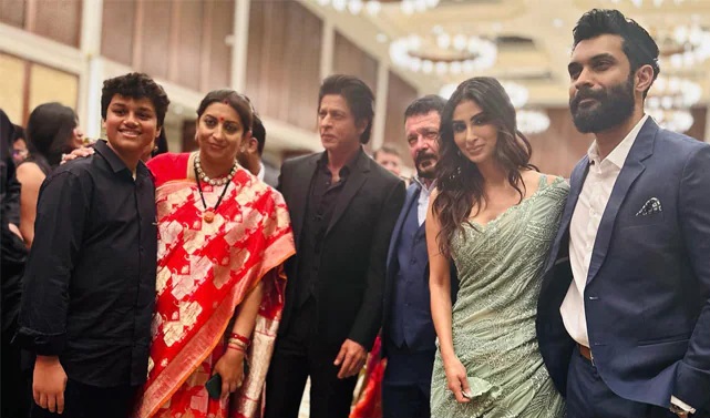 Inside pics from Smriti Irani’s Daughter’s Reception; Shah Rukh Khan, Mouni Roy, Ekta Kapoor and other celebs attended