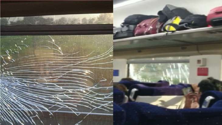 Stones pelted on Vande Bharat Express train in Telangana, window panes broken