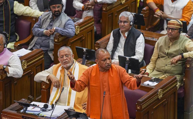 Uttar Pradesh Chief Minister Yogi Adityanath lashed out at opposition leader Akhilesh Yadav in the state assembly