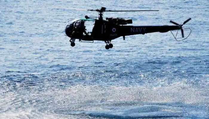 Indian Navy helicopter ditched off Mumbai coast due to technical snag, crew rescued