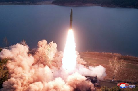 North Korea launches long-range ballistic missile towards East Sea ahead of South Korea-Japan summit