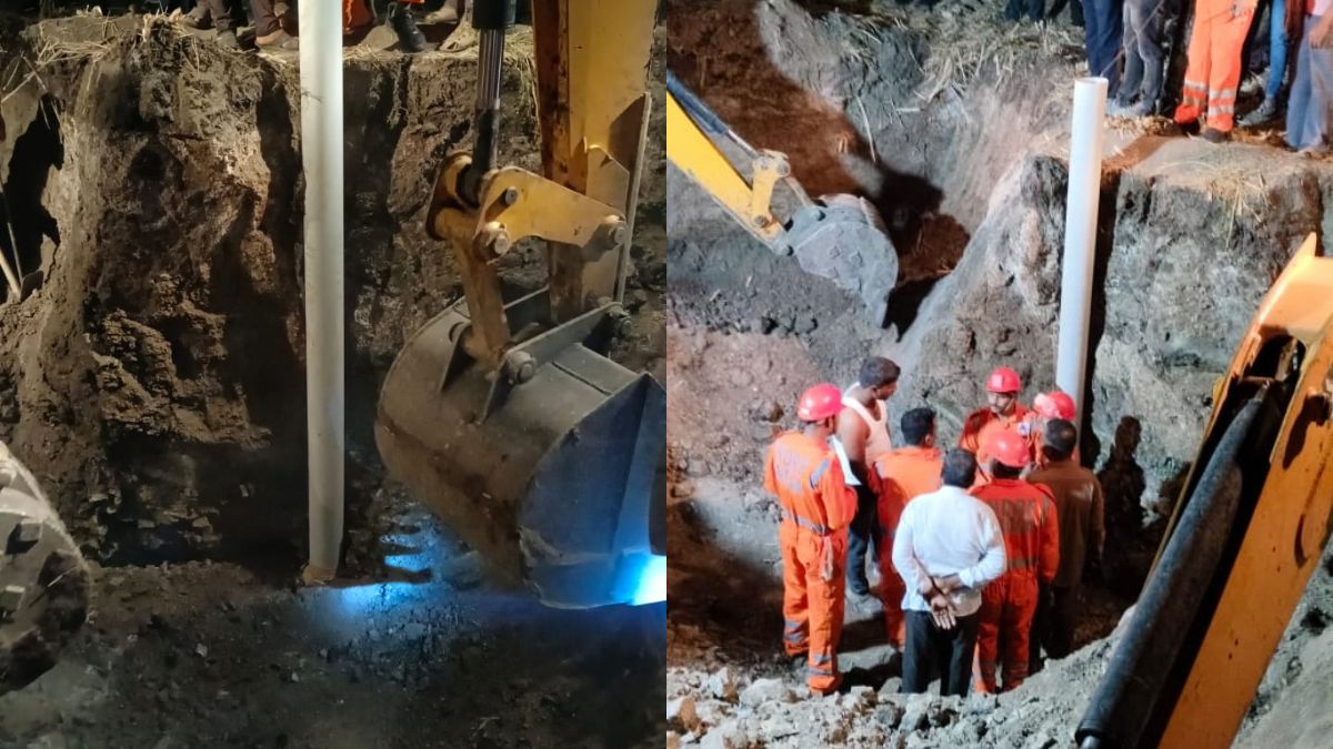 In Maharashtra’s Ahmednagar, 5-year-old child falls into 15ft borewell; Rescue ops underway