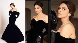 Oscars 2023: Deepika Padukone looks red carpet queen in black off shoulder fish cut gown. See pics