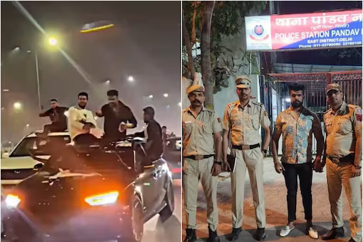 Delhi YouTuber Prince Dixit arrested for celebrating birthday by standing atop roofs of moving cars, video goes viral