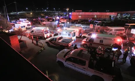 39 Dead, several injured in fire that spread through an immigration detention centre in Mexican city of Ciudad Juárez