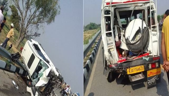 UP Accident: Horrific accident on Agra-Lucknow Expressway, five people of the same family died