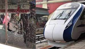 Stones pelted at Howrah-New Jalpaiguri Vande Bharat train again in Farakka; Window pane broken
