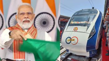 Vande Bharat: PM Modi flags off the first Vande Bharat train for North-East