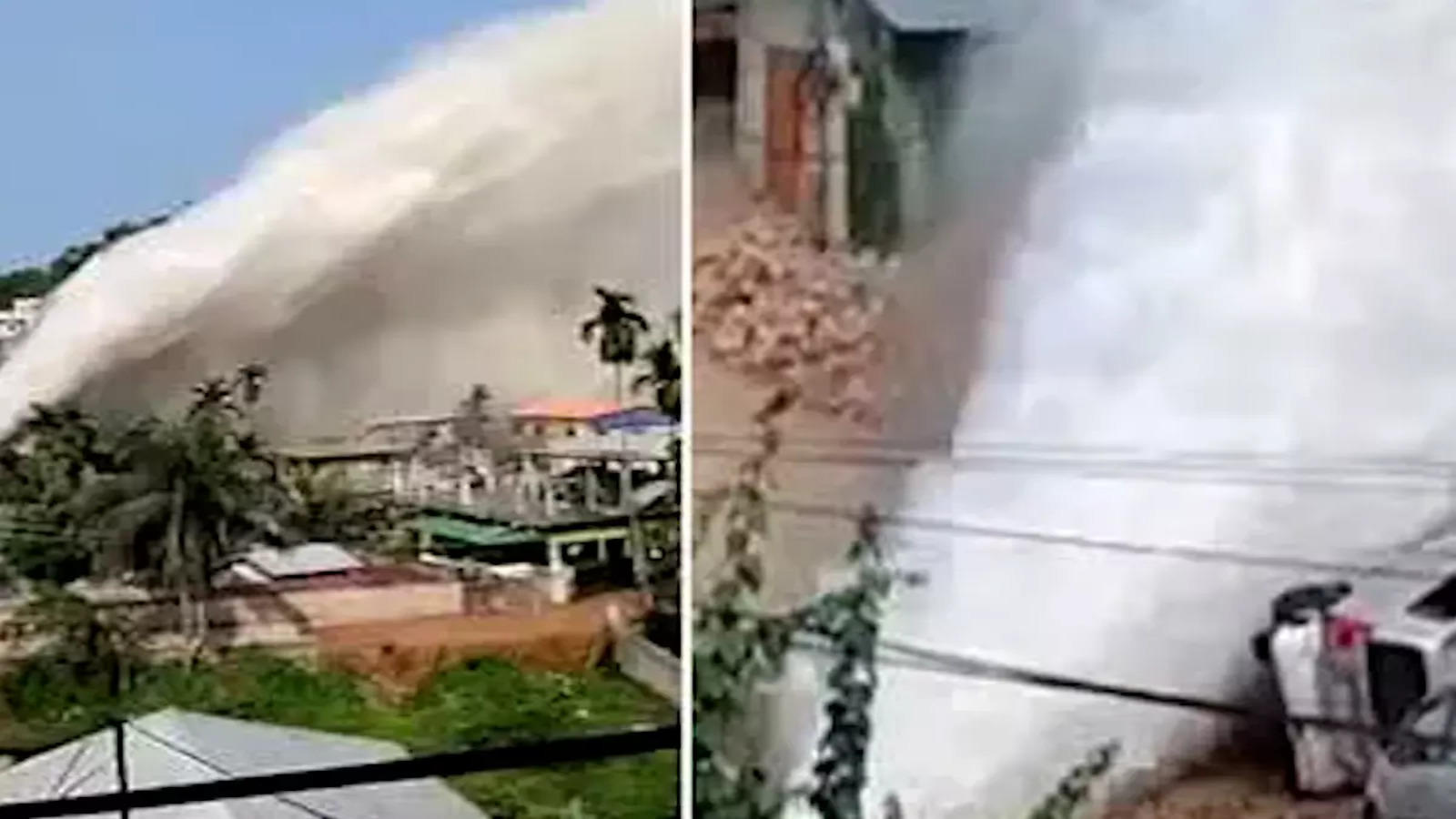 Assam: 1 Dead, 30 injured after GMDA main water supply pipeline bursts in Guwahati