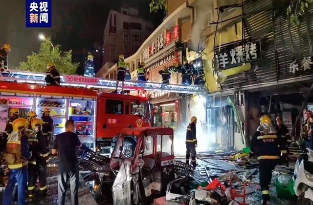 Big explosion in China’s Yinchuan restaurant, 31 dead, many injured