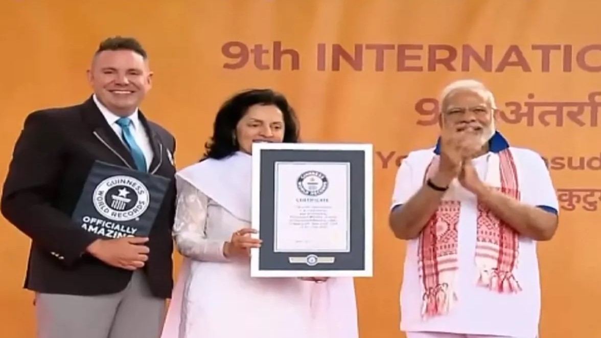 PM Modi created Guinness World Record as soon as he did yoga in UN