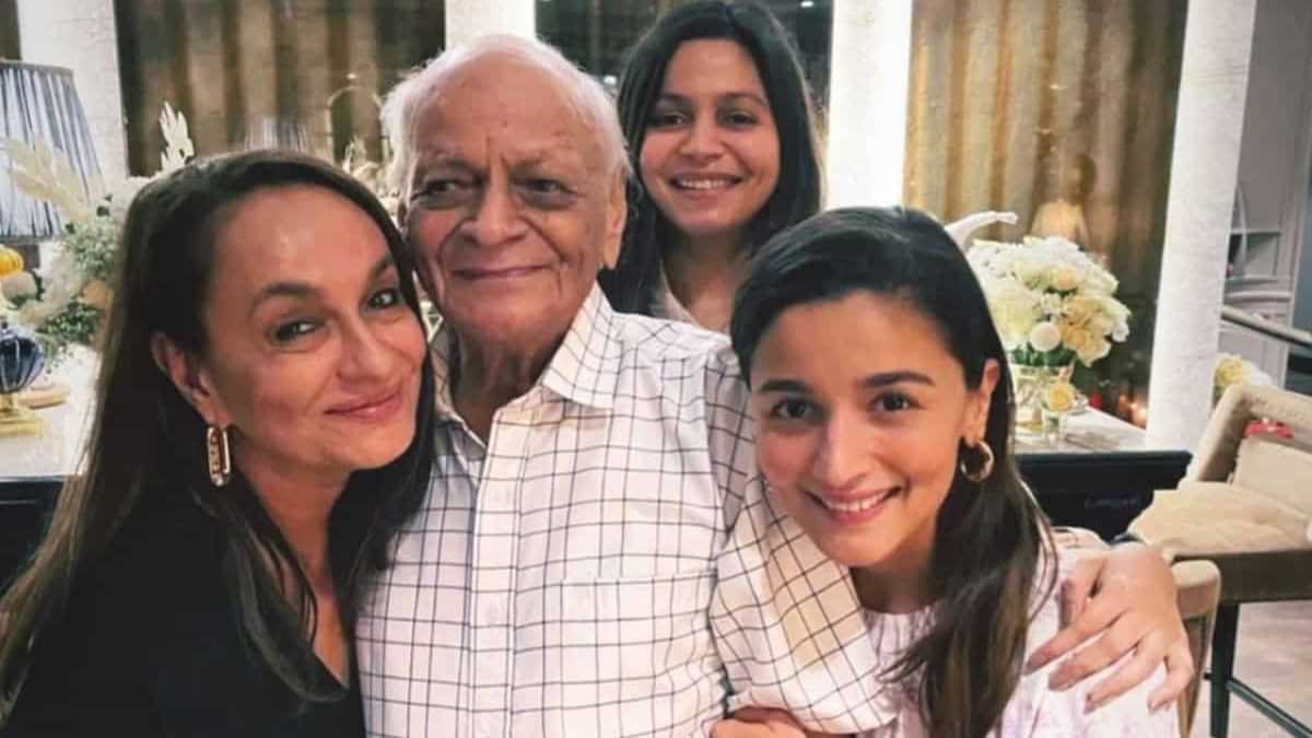 Bollywood actress Alia Bhatt grandfather died at the age of 93, actress pens emotional note