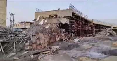 Slab of under-construction flyover collapses in Hyderabad, 8 injured; FIR registered