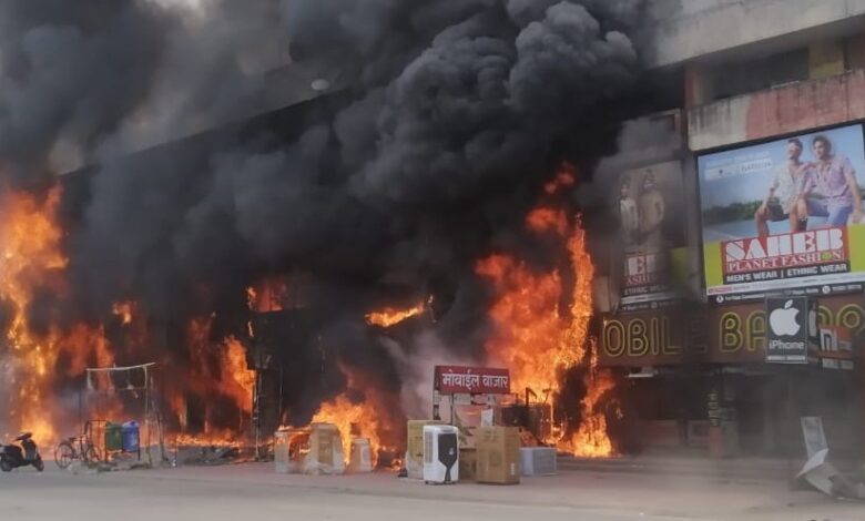 Chhattisgarh: 3 people dead, 10 injured after fire breaks out in transport nagar in Korba