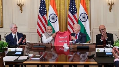 US President Biden gifts a special T-shirt to PM Modi, writes a special message