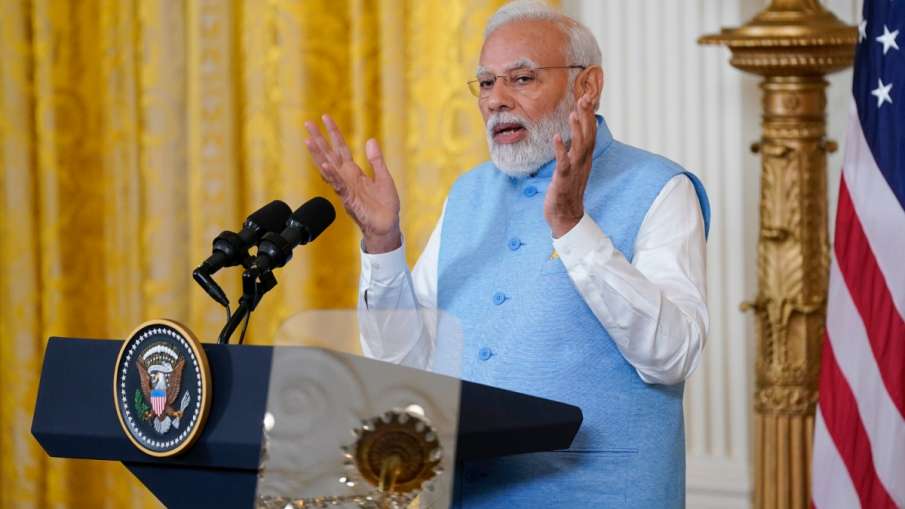 PM Modi scripts history, becomes world’s third leader to address the US Parliament twice