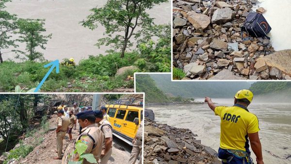 Rishikesh: Passenger vehicle returning from Kedarnath immersed in Ganges, 3 killed, 3 missing