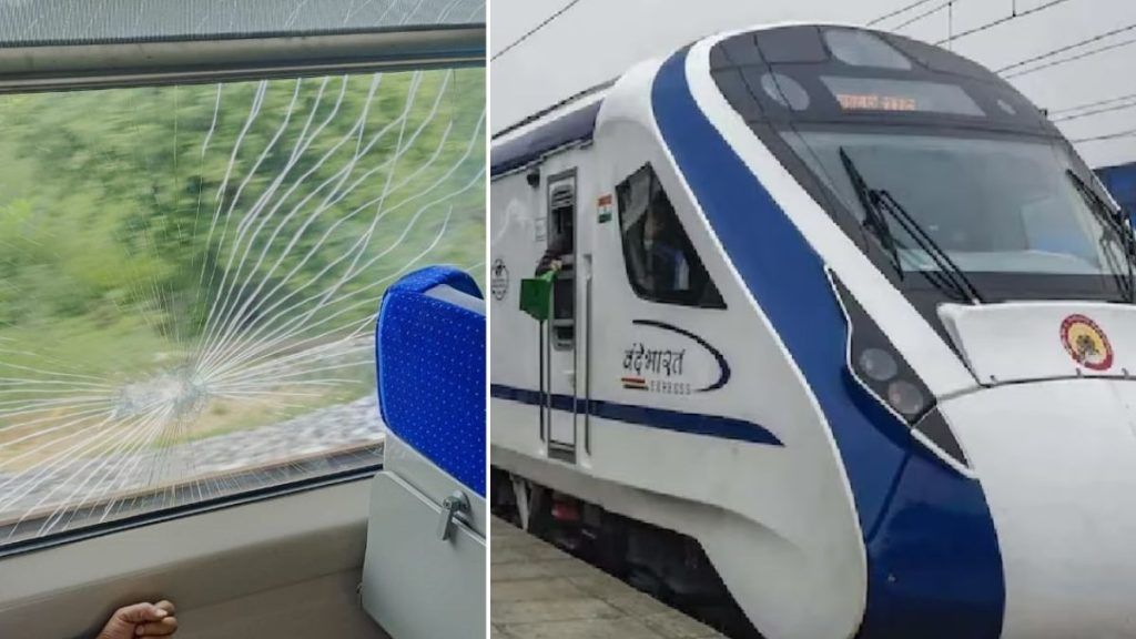 Stones pelted on Lucknow to Gorakhpur Vande Bharat train, glass of one coach shattered