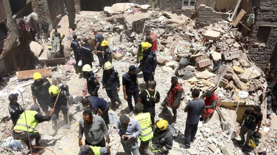 9 people killed in the collapse of a 5-storey building in Egypt’s capital Cairo