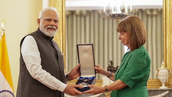 PM Modi awarded with “Grand Cross of the Order of Honour” in Greece