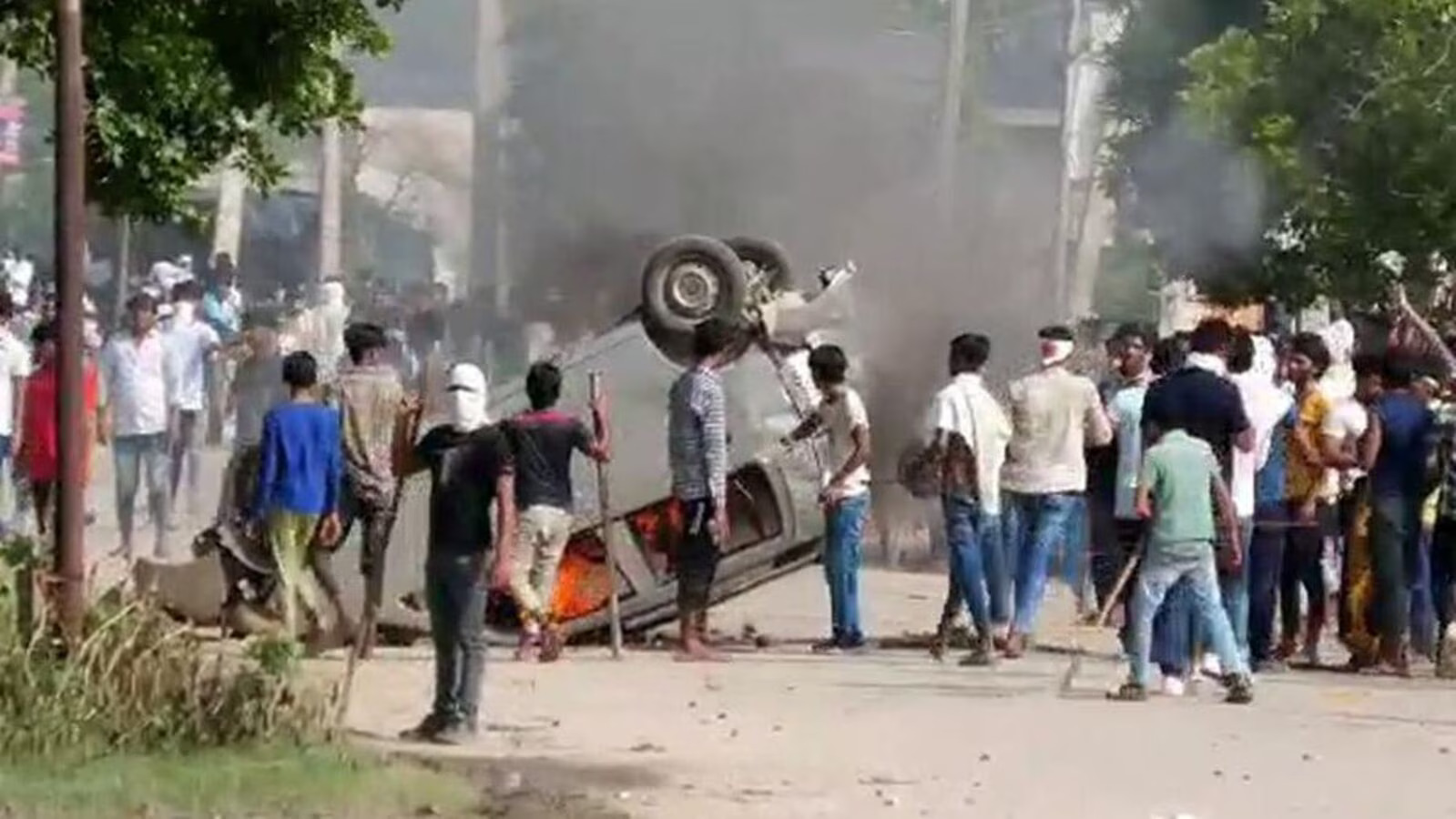 High alert in Haryana, more forces deployed after communal violence; Several injured