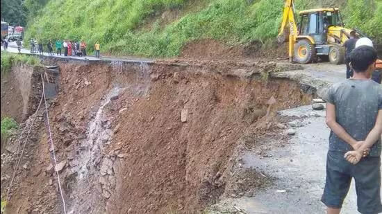 Manipur Highway Affected by Landslide Reopens after Four-Day Closure
