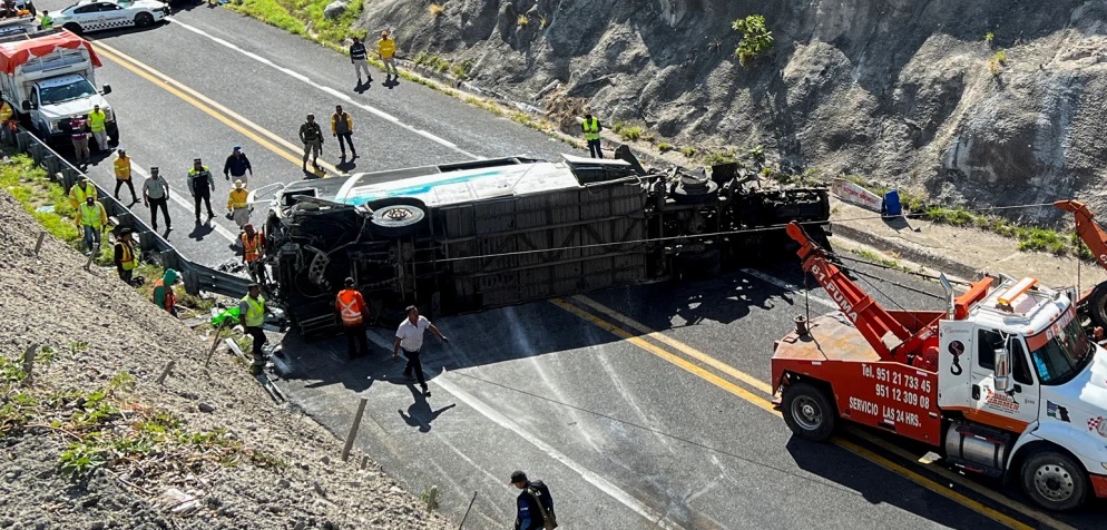 Mexico bus crash: 16 Dead, 36 injured as bus carrying mostly migrants crashes into a truck in Mexico