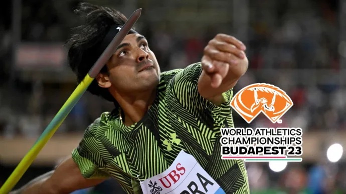 Watch Neeraj Chopra best throw of 88.77m that qualifies him for World Championship 2023 final, Paris olympics