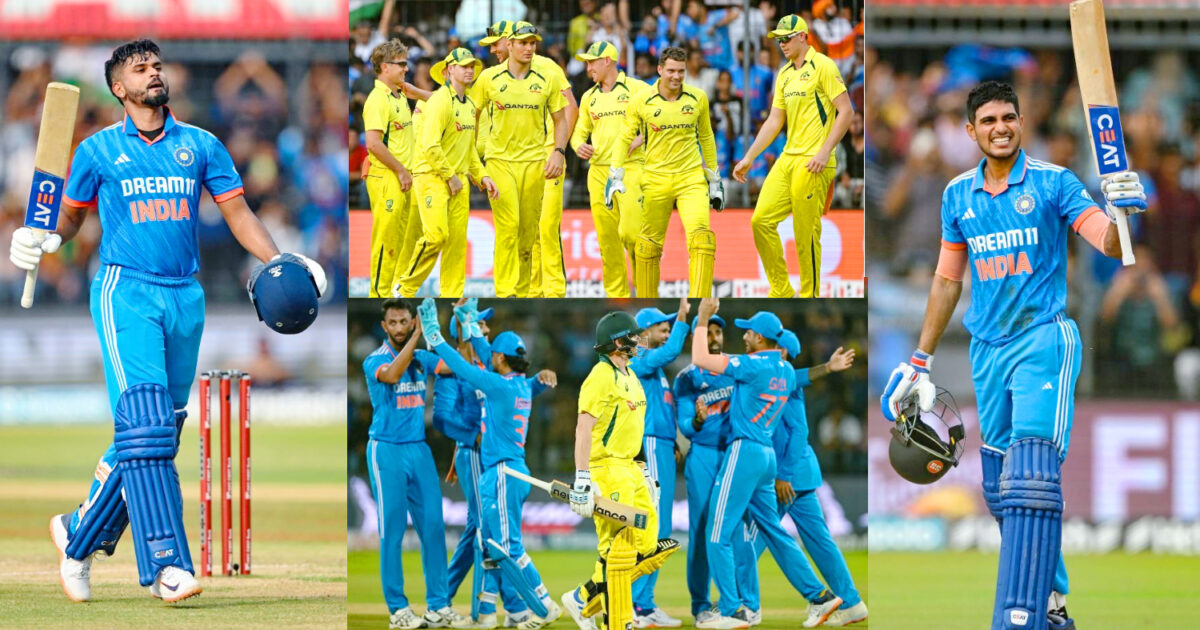 India emerged victorious in the ODI series against Australia