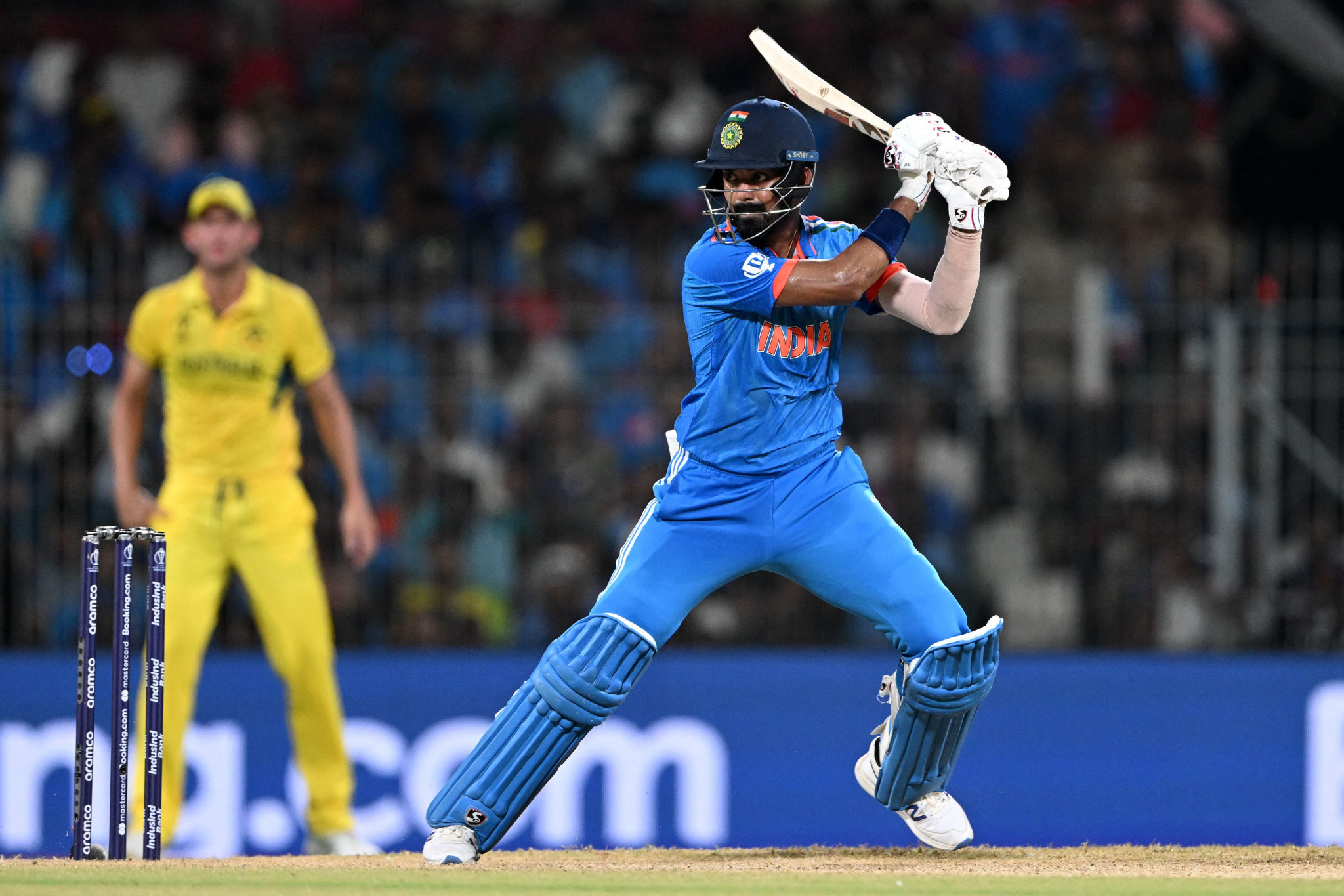 India made a victorious start in the World Cup by defeating Australia with a six-wicket margin