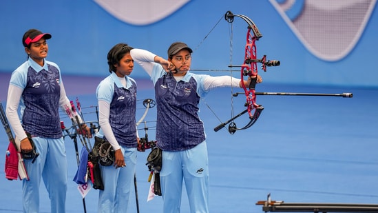 Asian Games 2023: India women compound archery team clinches gold medal, PV Sindhu crashes out