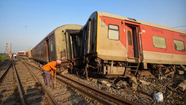 Bihar: Coach of goods train derailed in Buxar district, says official