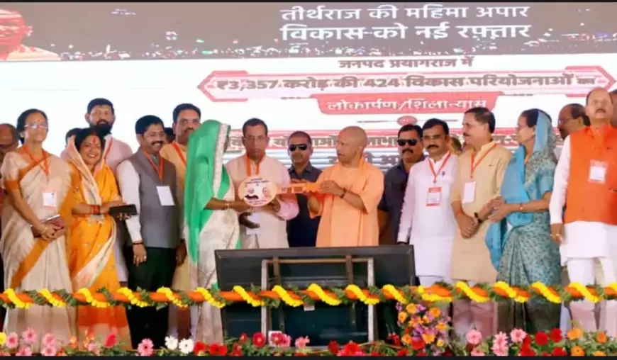 UP CM Yogi Adityanath Addresses SC Community Empowerment and Unveils Rs3,357 Crore Worth of Projects in Prayagraj