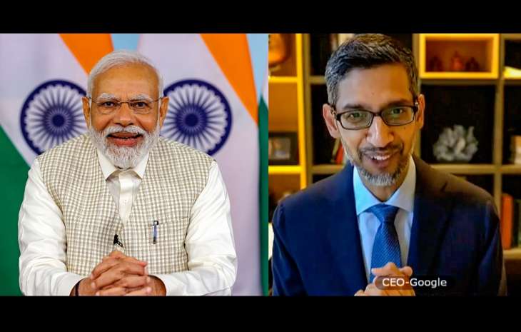 In talks with Google CEO Sundar Pichai, PM Modi encouraged to work on AI tools for good governance