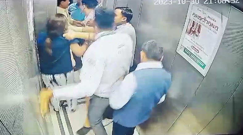 Dispute over pet dog in elevator leads to massive clash at Noida housing society