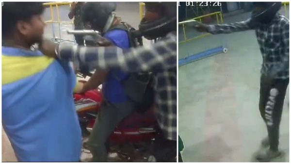 On CCTV camera, petrol pump employee robbed at gunpoint by 6 men in Delhi