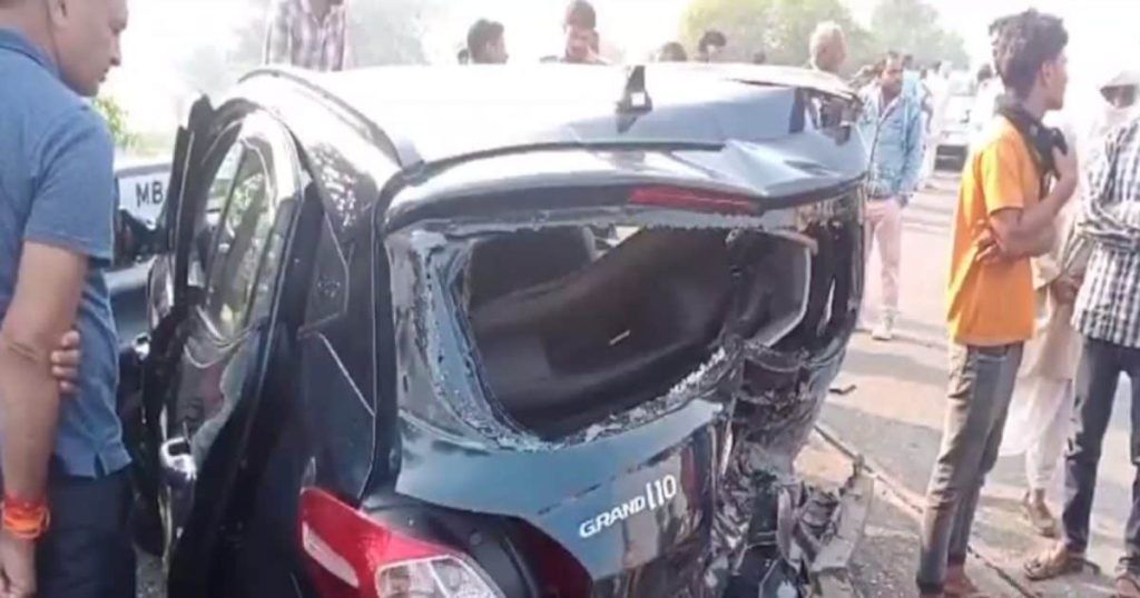 Air force officer’s wife killed, daughters injured in road accident on Mathura Expressway