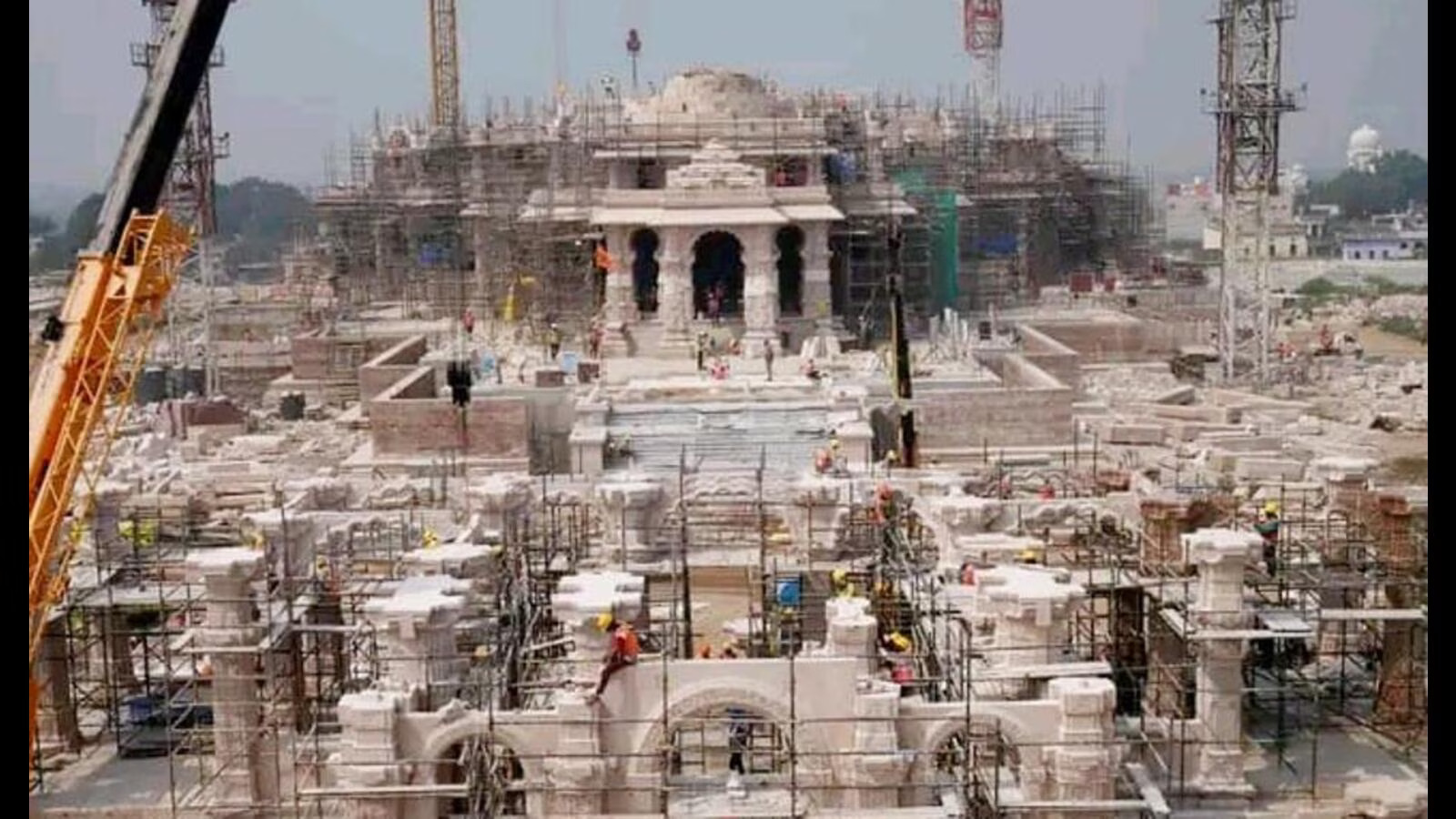 UP cabinet will meet in Ayodhya today to oversee the Ram Temple construction