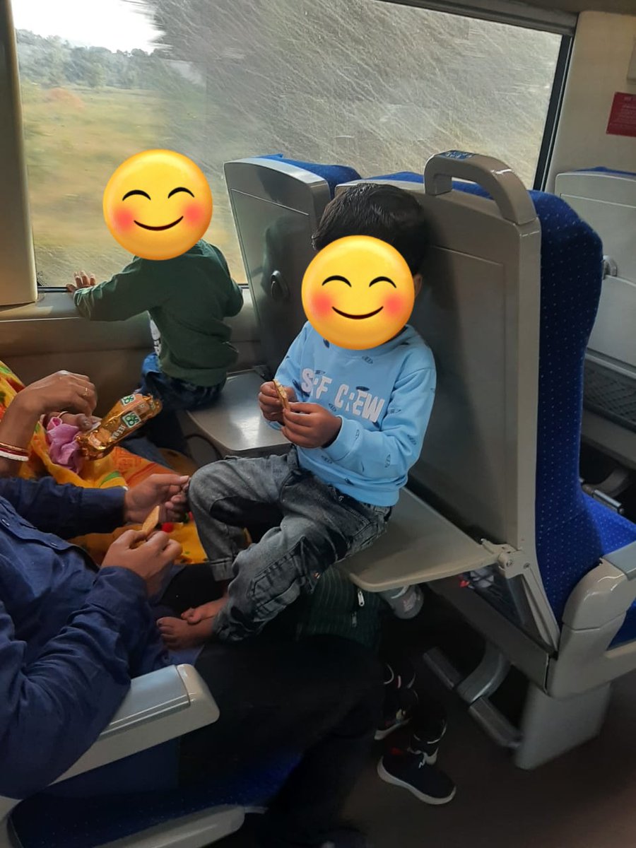 Passengers Place Children on Snack Trays in Vande Bharat; Railway Official Expresses Disapproval