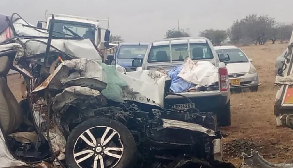 Zimbabwe accident: 22 Dead, two injured after Minibus taxi crashes head on with truck