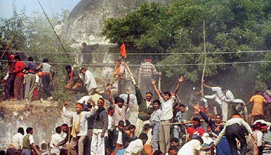 Ayodhya sees increased security for the 31st anniversary of the Babri Masjid demolition