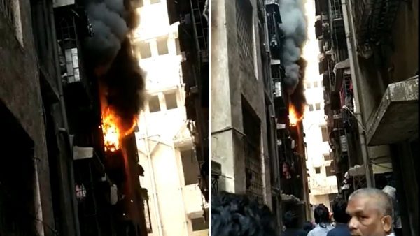 Mumbai: A massive fire breaks out at residential building in Chembur