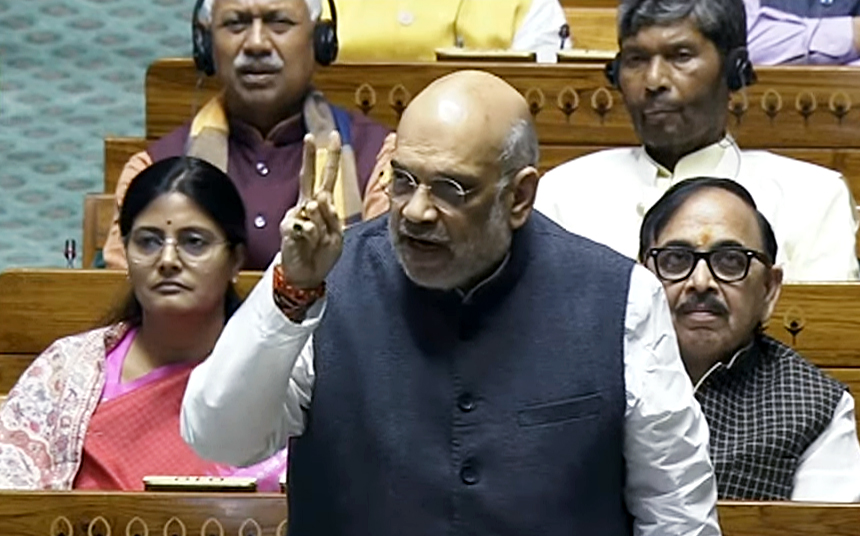 Amit Shah Optimistic for Terror Free Jammu and Kashmir by 2026: Key Points from Parliament Address