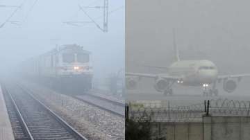 Dense Fog Disrupts Flights and Trains in North India; Cold Day Warning Issued