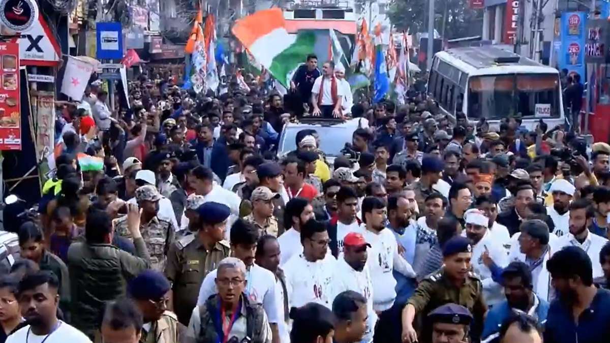 West Bengal: Rahul Gandhi’s ‘Bharat Jodo Nyay Yatra’ resumes from Jalpaiguri after two-day halt